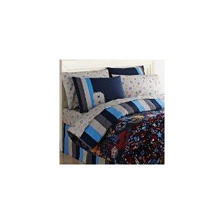 Jumping Beans Game On Bedding Coordinates   6 Piece Twin Sports Bedding Set   Childrens Pillowcase And Sheet Sets