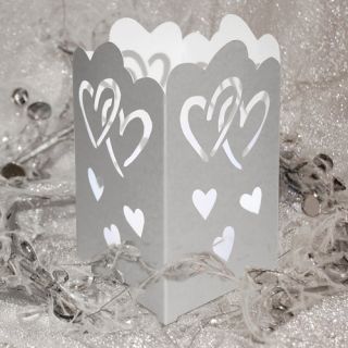 Hearts Tabletop Lanterns Kit (Set of 12)