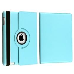 BasAcc Blue 360 degree Swivel Leather Case for Apple iPad 2 BasAcc iPad Accessories