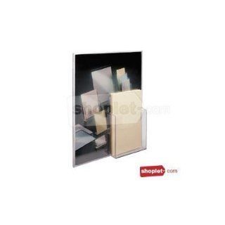 DEF596301   Wall Mount Sign Holder, 4 Front Pocket, 8 1/2x11, Clear  Business And Store Sign Holders 