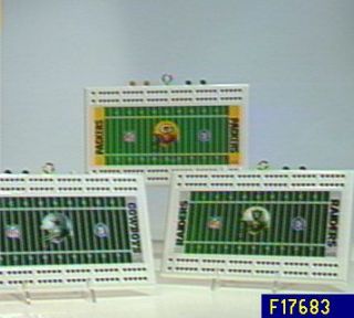 Choice of Team NFL Football Field Cribbage Boards —