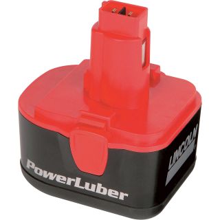 Lincoln PowerLuber Replacement Battery — 14.4 Volt, Model# 1401  Cordless Grease Guns   Accessories