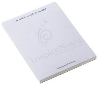 InspireNotes Inspirational Life Theme Note Pads, 6 Uplifting Quotes Rotating throughout, 50 sheets, 3 pads per pack  Memo Paper Pads 