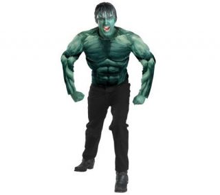 The Incredible Hulk 2008 Movie Muscle Chest Hulk Adult Costume —