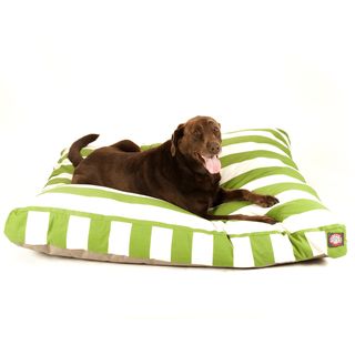 Majestic Pet Sage Vertical Stripe Rectangle Pet Bed MAJ PET Other Pet Beds