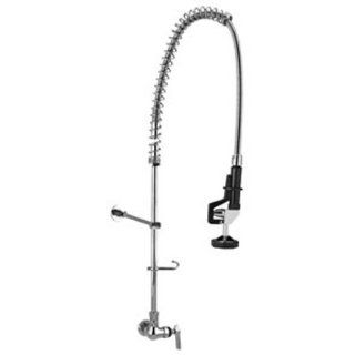 CHG Single Wall Mount Pre Rinse Assembly Faucet   w/ Wall Bracket   KN69 1000 BR   Touch On Kitchen Sink Faucets  