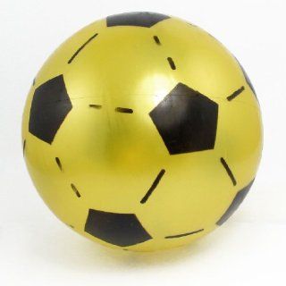 Yellow Black PVC Soccer Football Ball Toy for Children Kids  Recreational Footballs  Sports & Outdoors