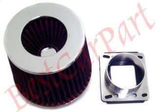 86 95 Mazda 323 / Protege Air Intake Filter MAF Adapter (Include Red Air Filter)   Ropes  