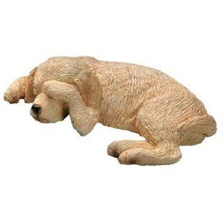 Shop Sandicast Labrador Retriever Snoozer Dog Figurine   Yellow at the  Home D�cor Store