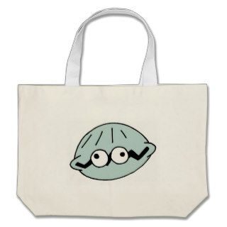 Clam Shell Cute Cartoon Caricature Canvas Bags