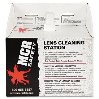 MCR LCS1 Crews Disposable Lens Cleaning Station 8 Oz with Tissues
