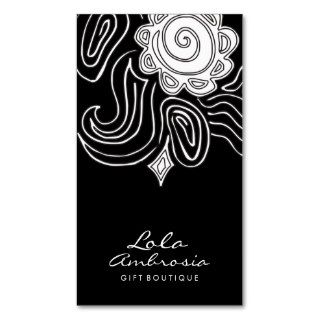 311 Ambrosia Swirl Midnight Business Card Template