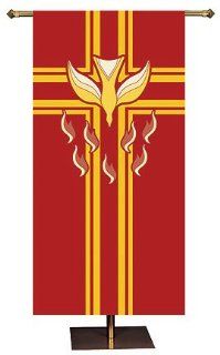 Confirmation/pentecost Church Banner  Wall Banners  Sports & Outdoors