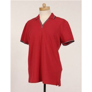 Premium Quality Ladies Journey Golf Sport Shirt   Red/Khaki/Gray Clothing
