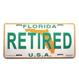 Florida Souvenir License Plate "Retired", Florida Souvenir Automotive