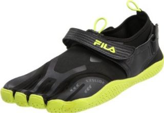 Fila Skele Toes EZ Slide Men's Barefoot Running Shoe, Blue/Black/Lime Size 9 Shoes