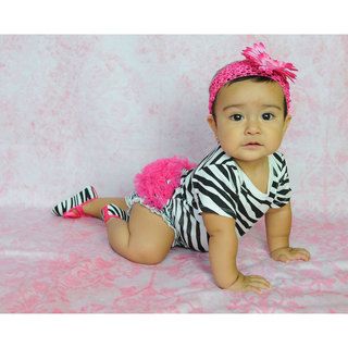 Just Girls Baby Girl Zebra Bodysuit and Bloomer Gift Set Gift Sets