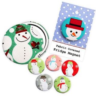 snowman 'stocking filler gift set' by jenny arnott cards & gifts
