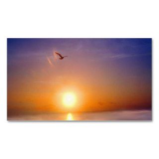 Tranquil Seascape Two Sided Appointment Card Business Card Templates