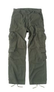 Olive Drab Vintage Paratrooper Fatigues Clothing