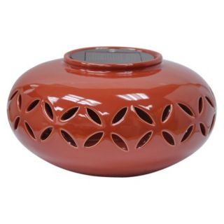 Threshold™ Ceramic Solar Lantern   Oval