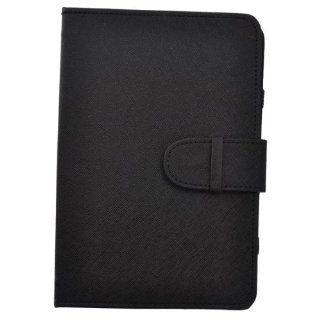 Foxnovo 7 inch Leather Sheath Case Pouch for Tablet PC Touchpad with Kickstand (Black) Computers & Accessories