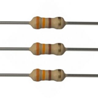 E Projects   330 Ohm Resistors   1/4 Watt   5%   330R (25 Pieces) Single Resistors