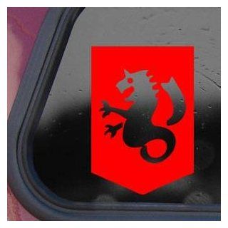 Fullmetal Alchemist Red Sticker Decal Roy Mustang Die cut Red Sticker Decal   Decorative Wall Appliques  