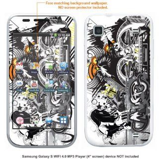 Protective Decal Skin Sticke for Samsung Galaxy S WIFI Player 4.0 Media player case cover GLXYsPLYER_4 331 Cell Phones & Accessories