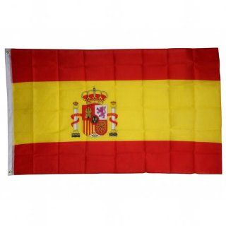 MaxSale Outdoor Indoor SPAIN SPANISH FLAG 5FT X 3FT 2 EYELETS FOR HANGING Toys & Games