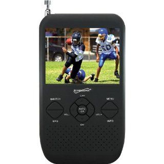 Supersonic SC 335 3.5" Portable TFT LCD TV with FM Radio and SD Card Slot Electronics