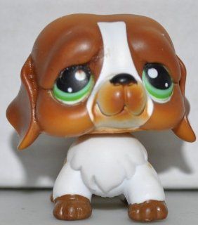 St. Bernard #335 (Green Eyes) Littlest Pet Shop (Retired) Collector Toy   LPS Collectible Replacement Single Figure   Loose (OOP Out of Package & Print) 