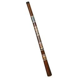 Teak Wood Aztec Painted 51 inch Didgeridoo (Indonesia) Musical Instruments