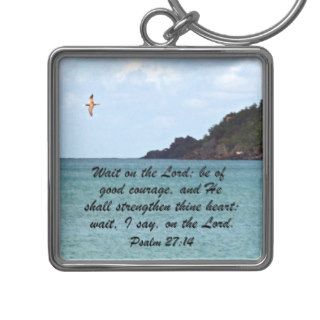 Psalm 2714 Wait on the LordKeychain