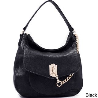 Women's Vegan Leather Hobo Bag with Key Chain Strap Hobo Bags
