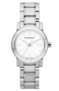 Burberry Small Check Stamped Bracelet Watch, 26mm