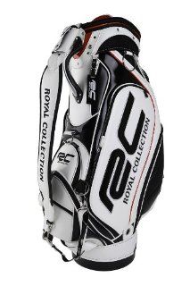 Royal Collection Staff Bag (White)  Golf Carry Bags  Sports & Outdoors