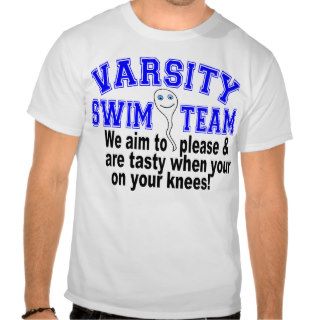 Varsity Swim Team knees Tshirts