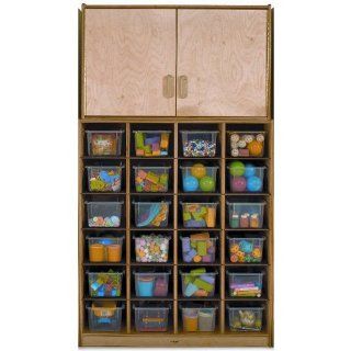 Whitney Brothers Birch Laminate Wall Storage, Tray Cabinet Baby