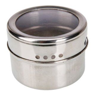 Stainless Steel Spice Jar Canister Set with Airtight Lid Canning Jars Kitchen & Dining