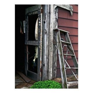 Farm Shed Doorway & Ladder Posters