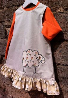 little girls baa baa dress by lola smith designs