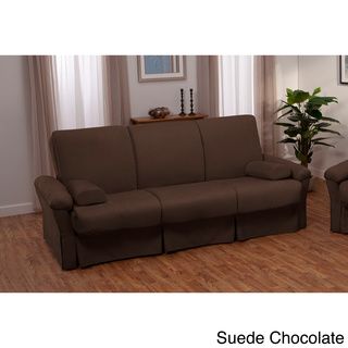 Taylor Perfect Sit & Sleep Transitional Pocketed Coil Pillow Top Full or Queen size Futon Sofa Sleeper Bed EpicFurnishings Futons