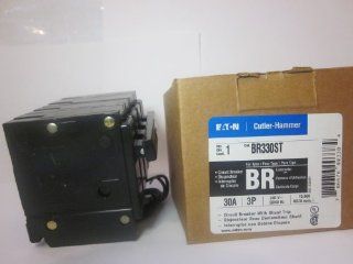 Cutler Hammer br330st Circuit Breaker, 3 Pole 30 Amp with shunt trip    