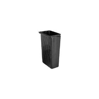 Cambro BC331KDTC110 Trash Container, 8 Gallon, Black Waste Bins Kitchen & Dining