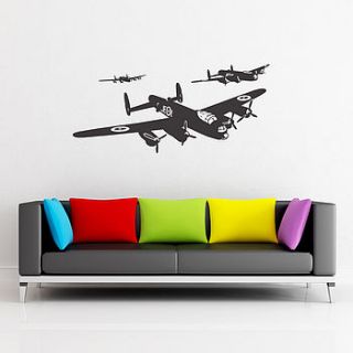 lancaster vinyl wall sticker by oakdene designs