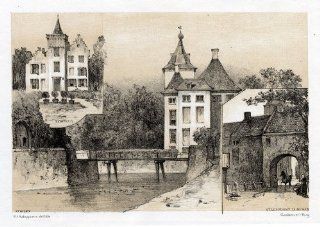 Antique Prints BUREN ECHTELD NETHERLANDS Craandijk 1888   Lithographic Prints