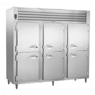 Traulsen AHT332WUT HHS 79 Cu. Ft. Half Door Three Section Reach In Refrigerator   Specification Line   Kitchen Small Appliances