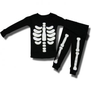 Halloween Black Skeleton Pajamas for Infant Boys   12 Months Clothing