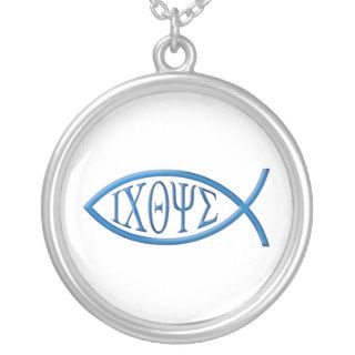 Ichthus   Christian Fish Symbol   Necklace